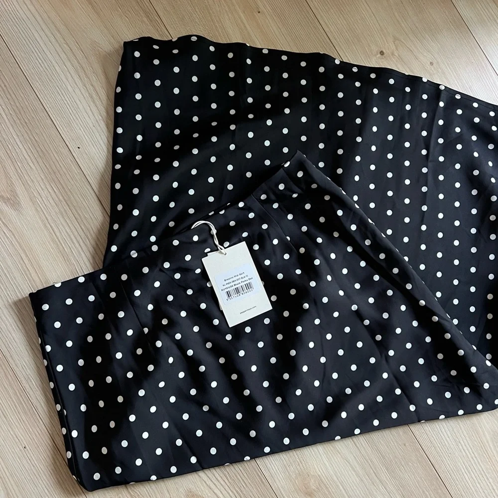 Peppermayo Black and White Polka Dot Maxi Skirt - Picture 3 of 6